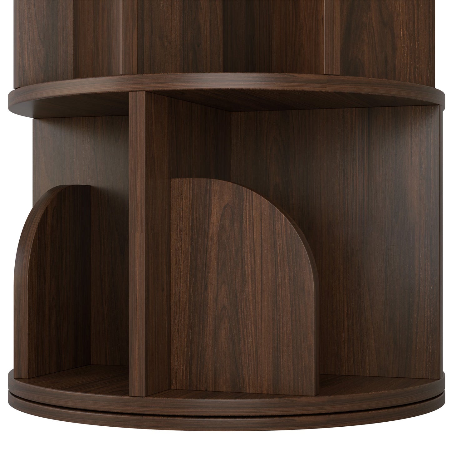 Yowos Rotating Bookshelf 360 Degree Storage Rack