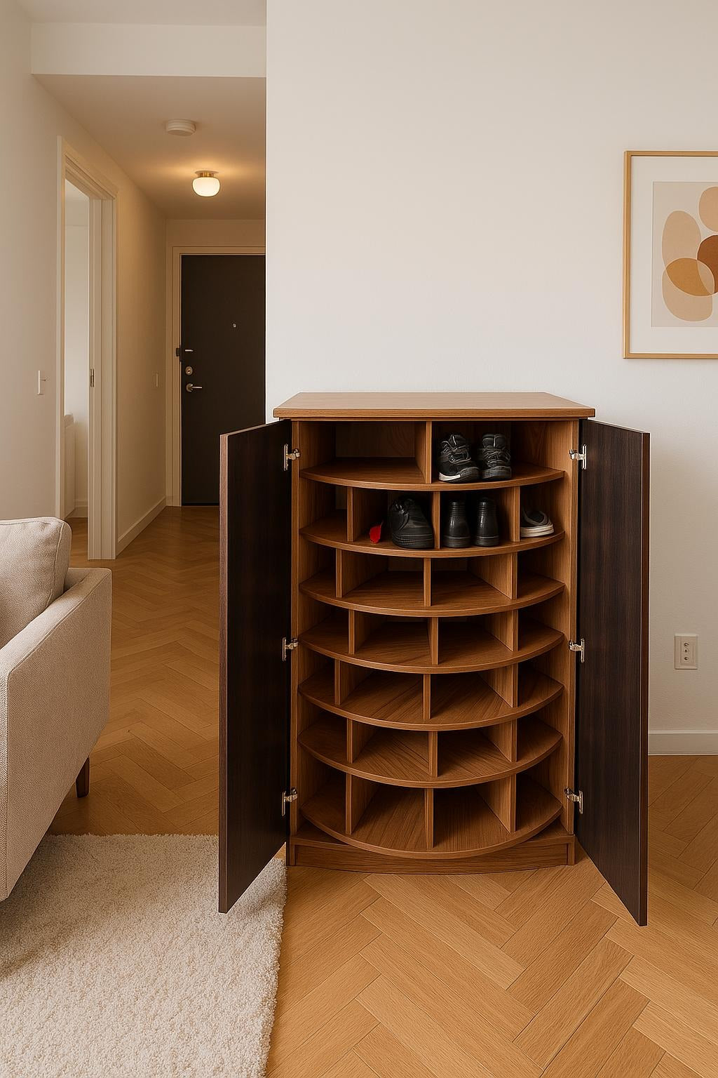 ✨ Infinity Shoe Rack  – Endless Storage for Your Sneakers, Heels & More! 👟👠🥿