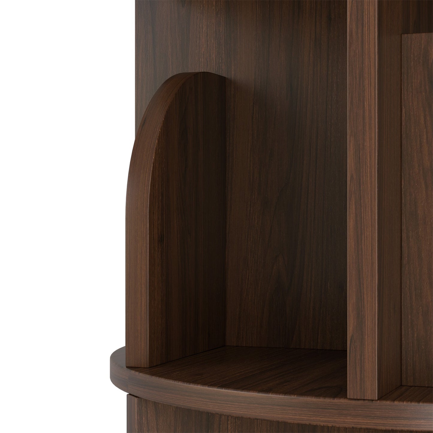 Yowos Rotating Bookshelf 360 Degree Storage Rack