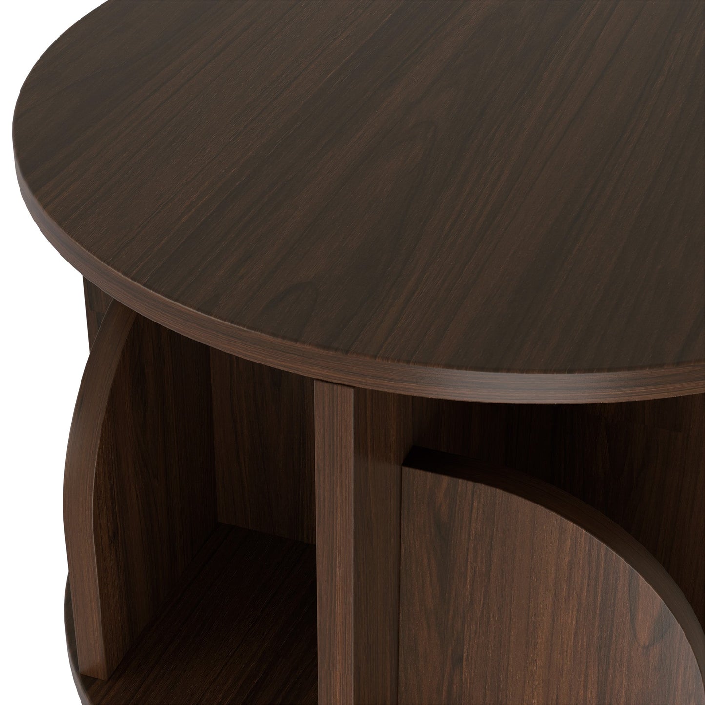 Yowos Rotating Bookshelf 360 Degree Storage Rack