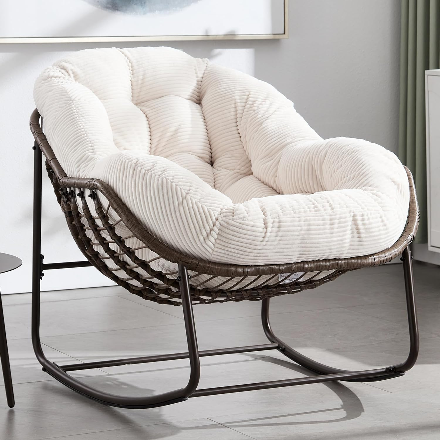 [CAILOVER]Rocking chair with cushion & free shipping