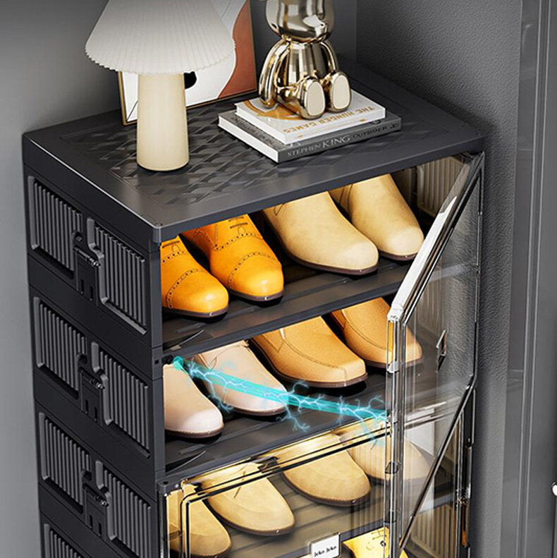 Premium Black Portable Shoe Protection Case