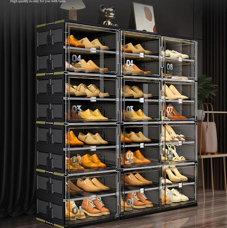 Premium Black Portable Shoe Protection Case