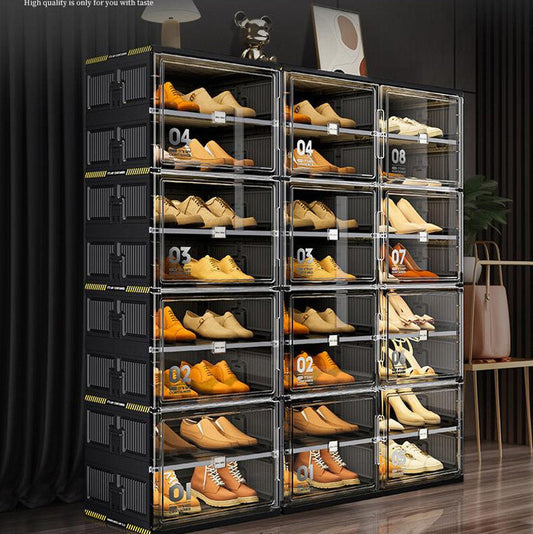 Premium Black Portable Shoe Protection Case