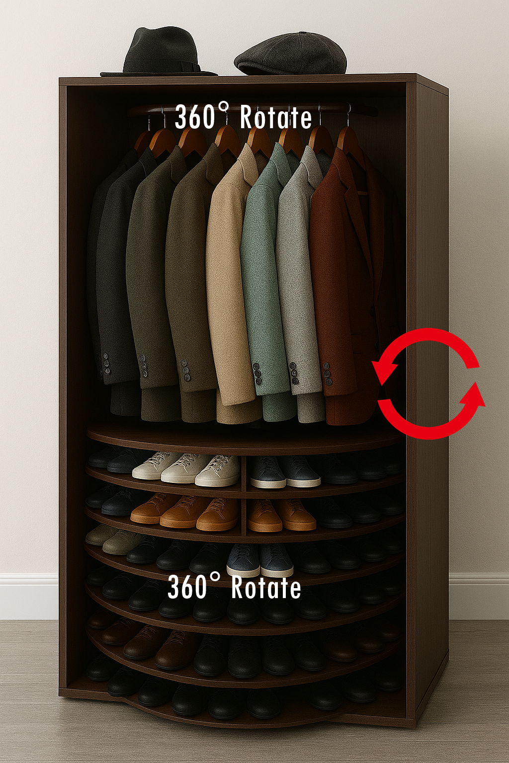 All-in-One Smart Closet – Stylish, Spacious, Seamlessly Organized