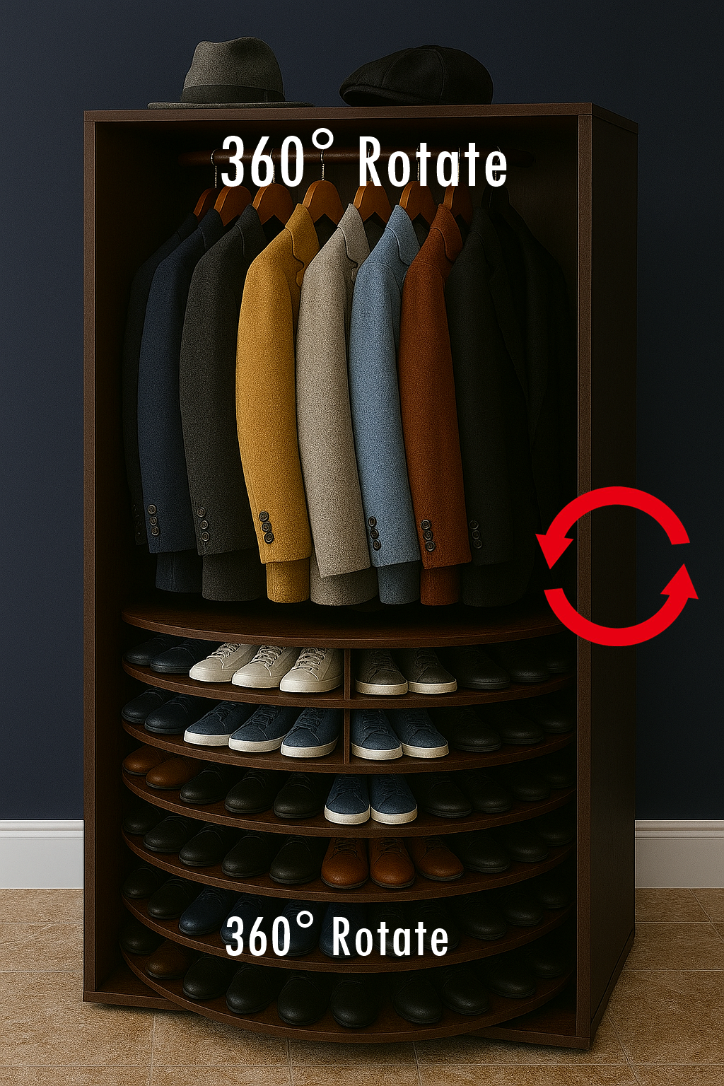 All-in-One Smart Closet – Stylish, Spacious, Seamlessly Organized