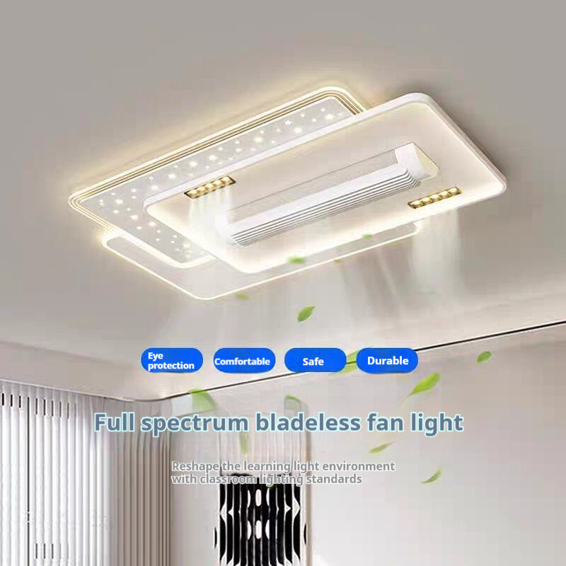 Intelligent bladeless fan chandelier & free shipping