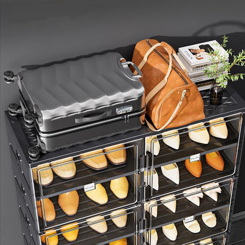 Premium Black Portable Shoe Protection Case