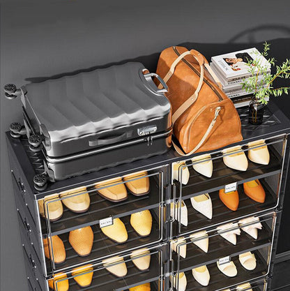 Premium Black Portable Shoe Protection Case